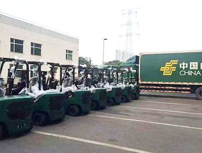 中國(guó)郵政采購杭州叉車案例